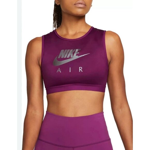 NIKE AIR Swoosh Bra, Medium Support Training Sports Sz XS Gym Workout Running - Picture 1 of 3